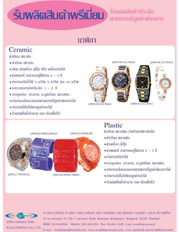 Alloy watch collection