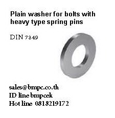 Washer for bolt with heavy typ