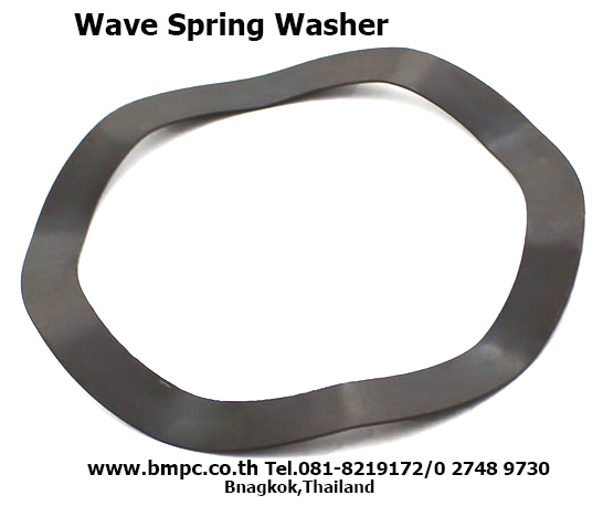 Wave spring washer